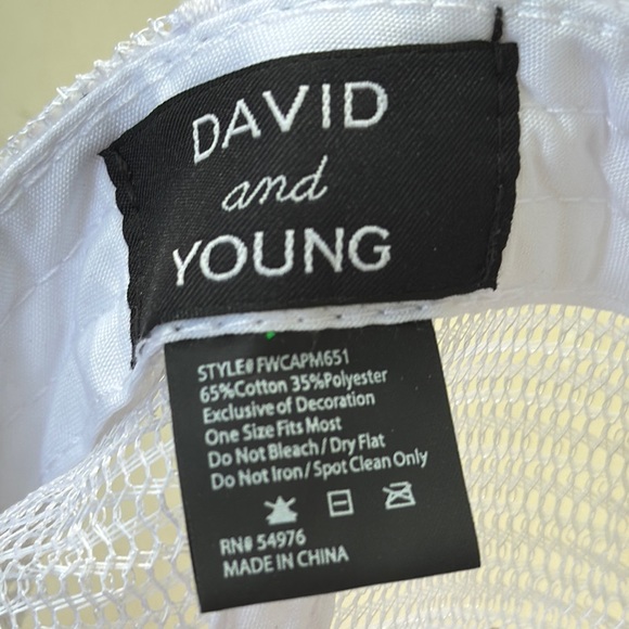 David and Young Salty Baseball Beach Cap Hat  NEW - Picture 4 of 4